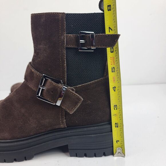 Blondo Ginny Buckle zipper Ankle Boot Booties Suede leather - Picture 3 of 13